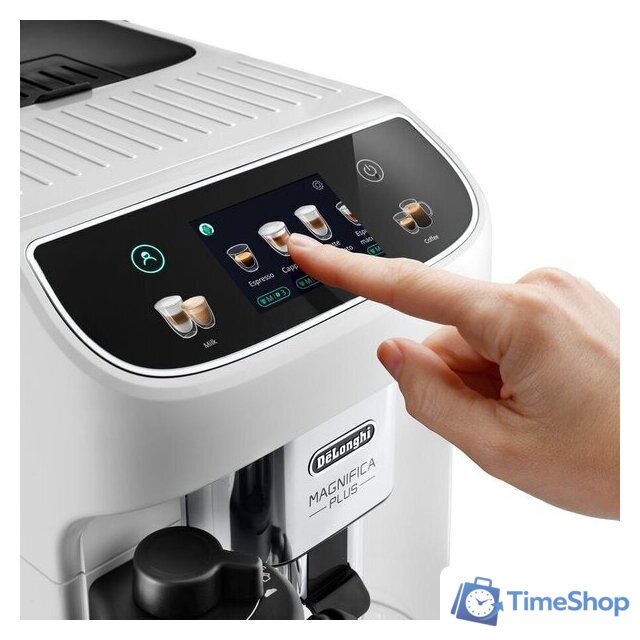 Кофемашина DeLonghi Magnifica Plus ECAM320.60W - Изображение №2 — Интернет-магазин Time-Shop