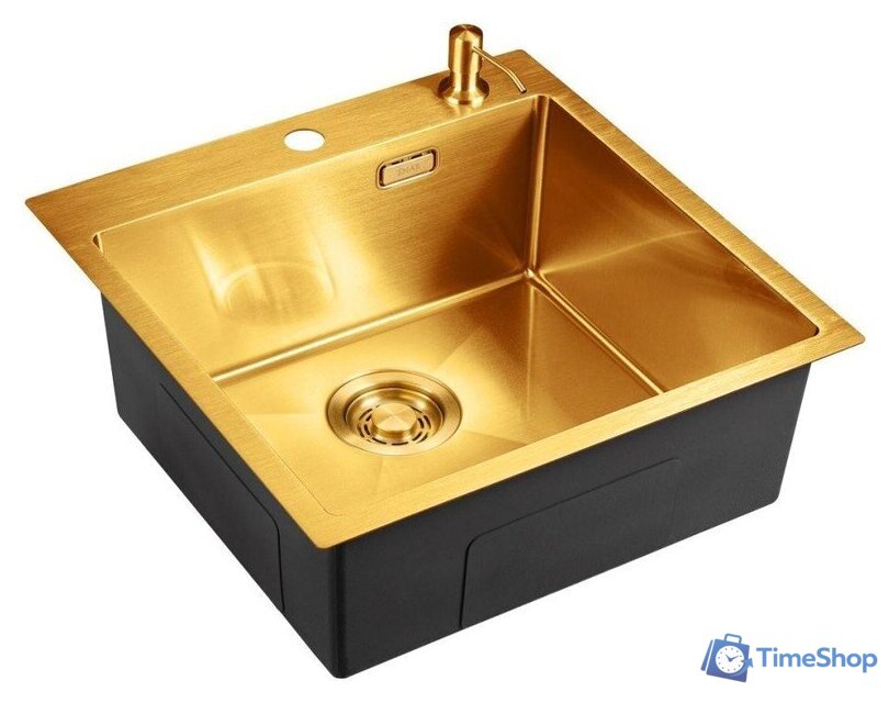 Кухонная мойка Emar EMB-117A PVD Nano Golden - Изображение №1 — Интернет-магазин Time-Shop