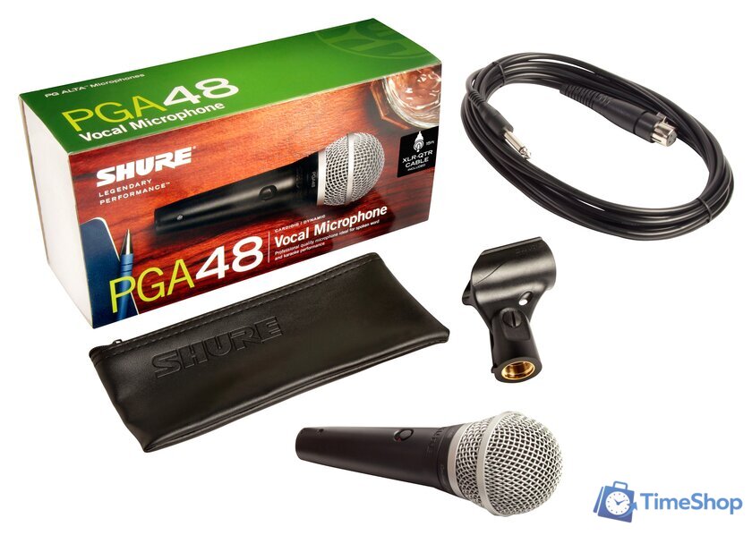 Проводной микрофон Shure PGA48-XLR - Изображение №4 — Интернет-магазин Time-Shop