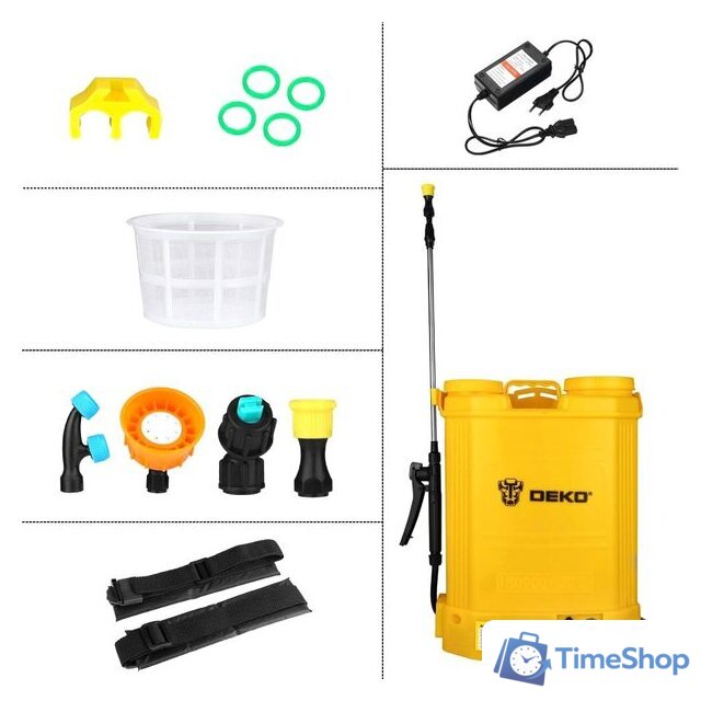 Аккумуляторный опрыскиватель Deko DKSP10 065-0954 16 л - Изображение №1 — Интернет-магазин Time-Shop