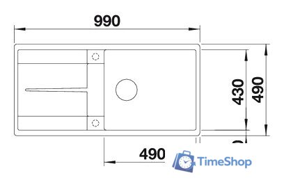 Кухонная мойка Blanco Metra XL 6 S-F 525933 (черный) - Изображение №2 — Интернет-магазин Time-Shop