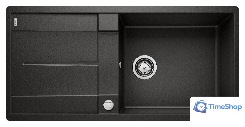 Кухонная мойка Blanco Metra XL 6 S-F 525933 (черный) - Изображение №1 — Интернет-магазин Time-Shop