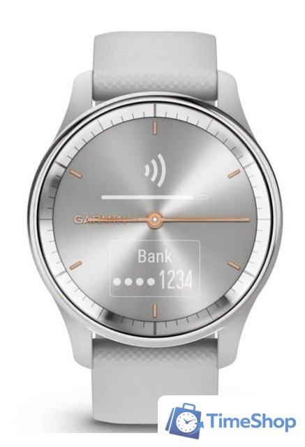 Гибридные умные часы Garmin Vivomove Trend (серый) - Изображение №4 — Интернет-магазин Time-Shop