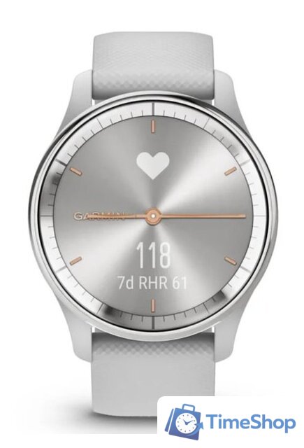 Гибридные умные часы Garmin Vivomove Trend (серый) - Изображение №7 — Интернет-магазин Time-Shop