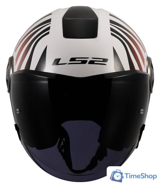 Мотошлем LS2 OF620 Classy Cool (S, белый/красный) - Изображение №8 — Интернет-магазин Time-Shop