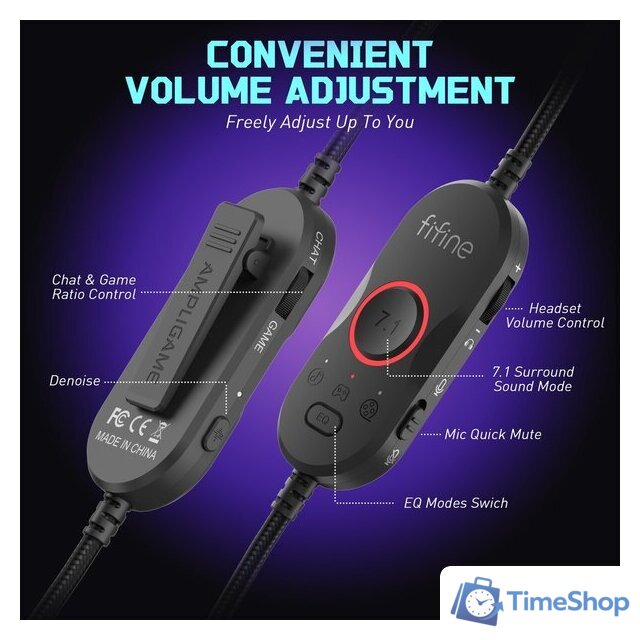 Наушники FIFINE H16 (черный) - Изображение №10 — Интернет-магазин Time-Shop