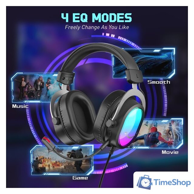 Наушники FIFINE H16 (черный) - Изображение №5 — Интернет-магазин Time-Shop