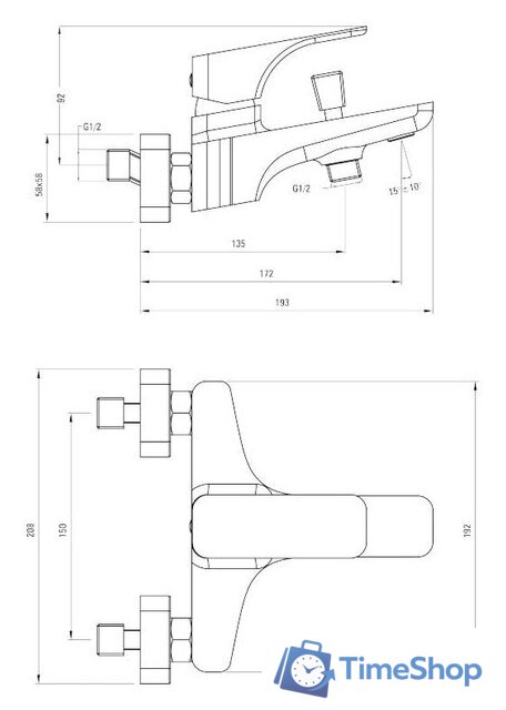 Смеситель Deante Hiacynt Bianco BQH A10M - Изображение №2 — Интернет-магазин Time-Shop