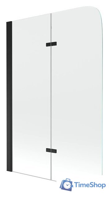 Стеклянная шторка для ванны Mexen Felix Black 80 - Изображение №1 — Интернет-магазин Time-Shop