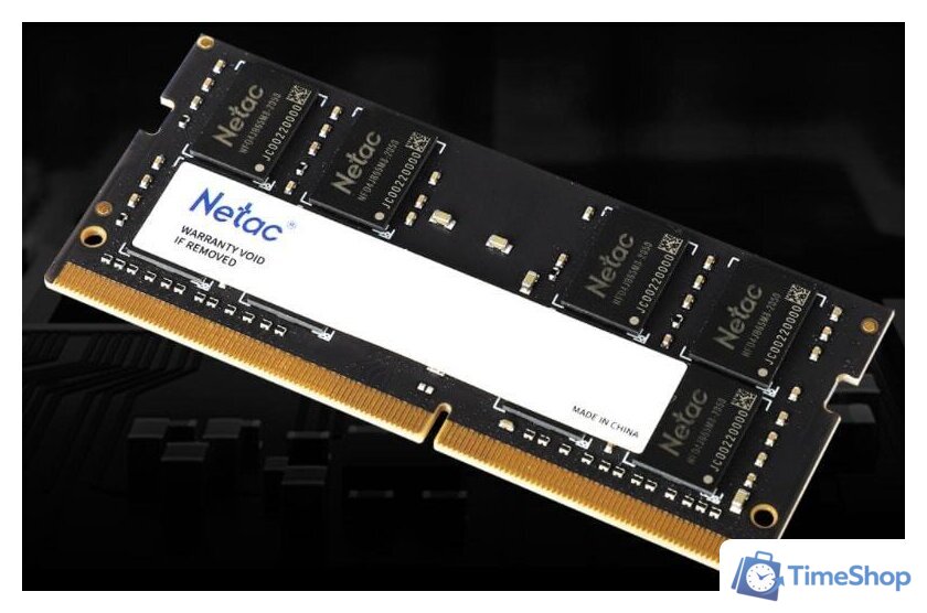 Оперативная память Netac Basic 16GB DDR4 SODIMM PC4-21300 NTBSD4N26SP-16 - Изображение №4 — Интернет-магазин Time-Shop