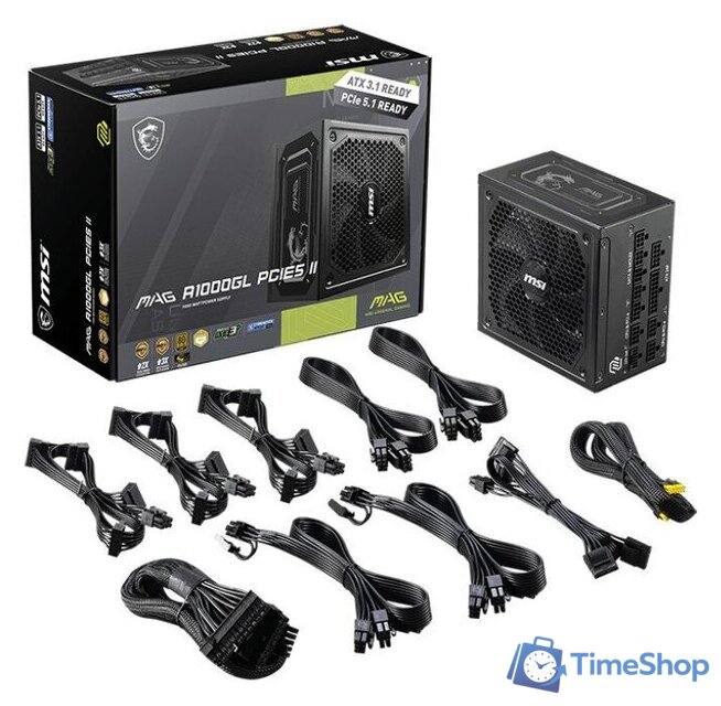 Блок питания MSI MAG A1000GL PCIE5 II - Изображение №5 — Интернет-магазин Time-Shop