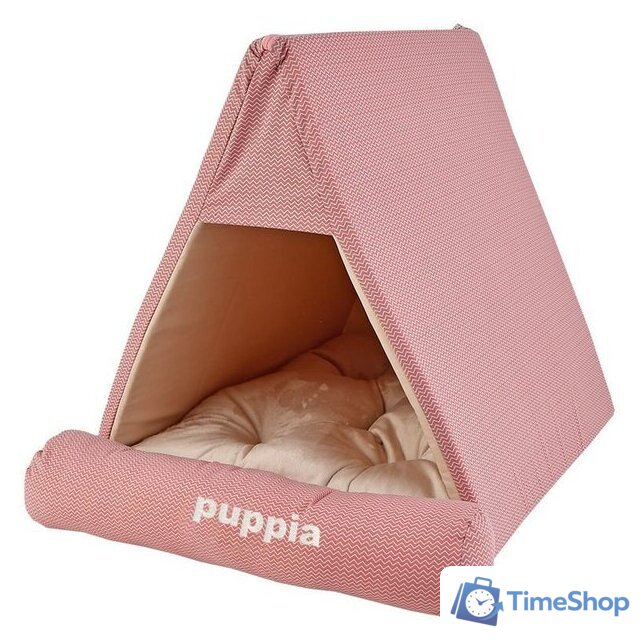 Домик Puppia Wave Check OASD-AU6036-PK-FR (розовый) - Изображение №1 — Интернет-магазин Time-Shop