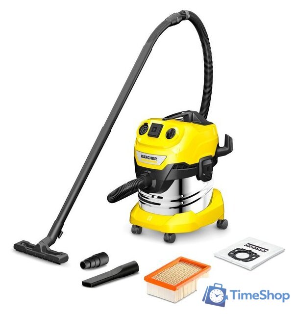 Пылесос Karcher WD 4 P S V-20/5/22 1.628-290.0 - Изображение №1 — Интернет-магазин Time-Shop