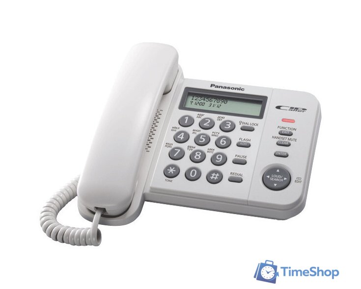 Проводной телефон Panasonic KX-TS2356RUB (черный) - Изображение №3 — Интернет-магазин Time-Shop