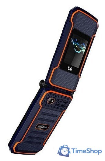 Кнопочный телефон BQ BQ-2822 Dragon (синий) - Изображение №3 — Интернет-магазин Time-Shop