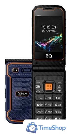 Кнопочный телефон BQ BQ-2822 Dragon (синий) - Изображение №1 — Интернет-магазин Time-Shop