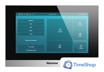 Монитор Akuvox C315W (черный) - Изображение №2 — Интернет-магазин Time-Shop