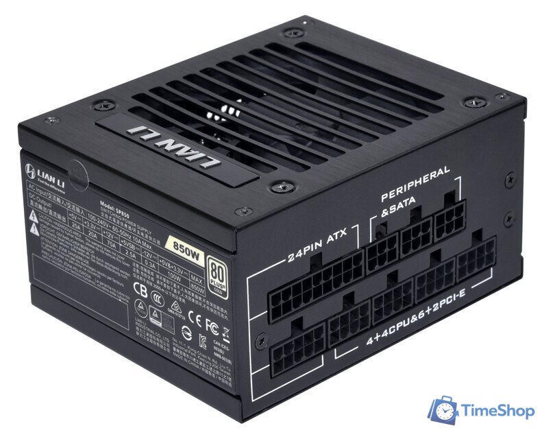 Блок питания Lian Li SP850 G89.SP850B.01EU - Изображение №1 — Интернет-магазин Time-Shop