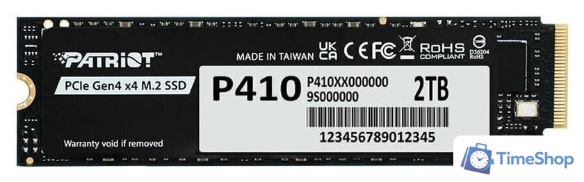 SSD Patriot P410 2TB P410P2TBM28H - Изображение №1 — Интернет-магазин Time-Shop