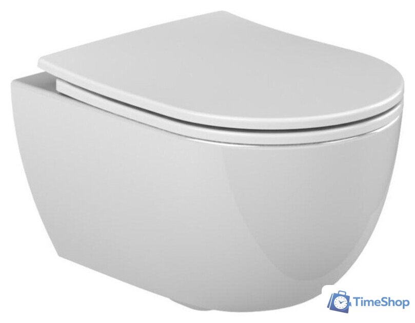 Унитаз подвесной CeraStyle Bella Vortex HC00507PN00 - Изображение №1 — Интернет-магазин Time-Shop