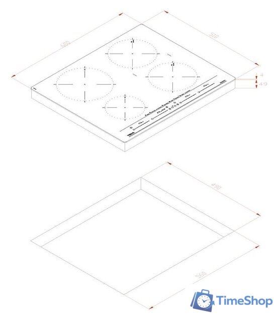 Варочная панель TEKA IZC 64630 MST (серый камень) - Изображение №9 — Интернет-магазин Time-Shop