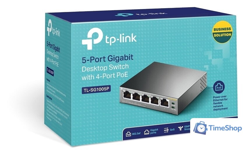 Неуправляемый коммутатор TP-Link TL-SG1005P V5 - Изображение №5 — Интернет-магазин Time-Shop