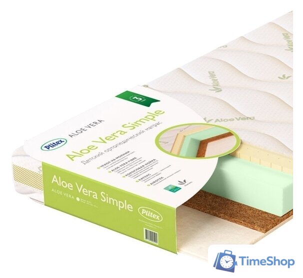 Матрас Плитекс Aloe Vera Simple 60x119 - Изображение №1 — Интернет-магазин Time-Shop