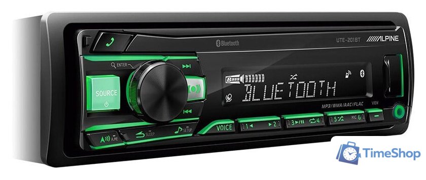 USB-магнитола Alpine UTE-201BT - Изображение №2 — Интернет-магазин Time-Shop
