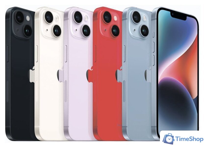 Телефон Apple iPhone 14 128GB (фиолетовый) - Изображение №4 — Интернет-магазин Time-Shop