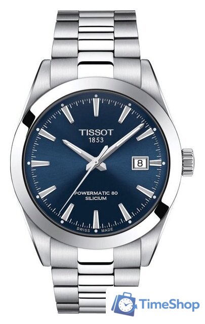 Наручные часы Tissot Gentleman Powermatic 80 Silicium T127.407.11.041.00 - Изображение №1 — Интернет-магазин Time-Shop