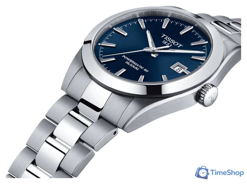 Наручные часы Tissot Gentleman Powermatic 80 Silicium T127.407.11.041.00 - Изображение №6 — Интернет-магазин Time-Shop