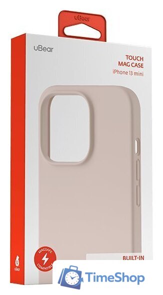 Чехол для телефона uBear Touch Mag Case для iPhone 13 Mini (розовый) - Изображение №5 — Интернет-магазин Time-Shop