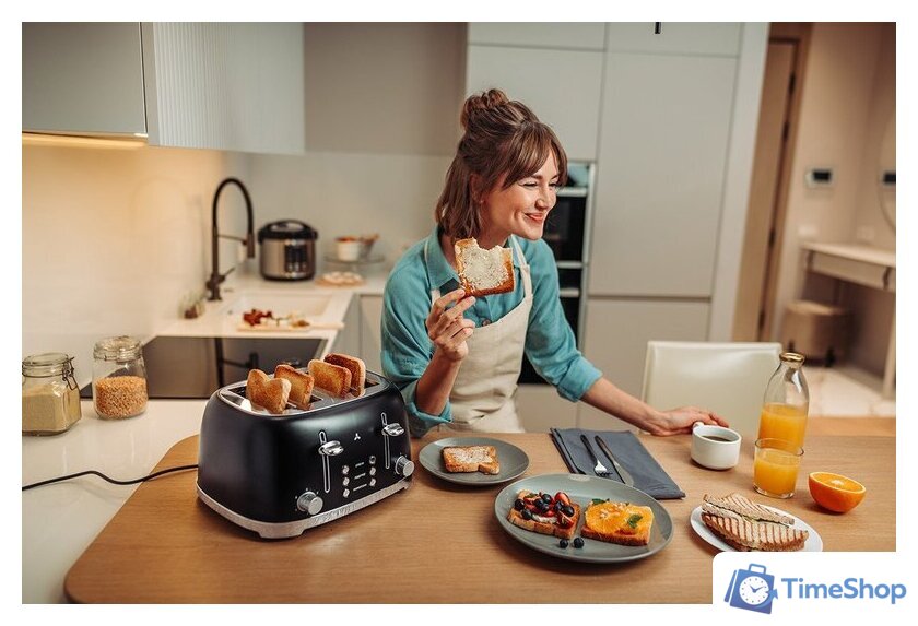 Тостер AccesStyle TS4P400B - Изображение №4 — Интернет-магазин Time-Shop