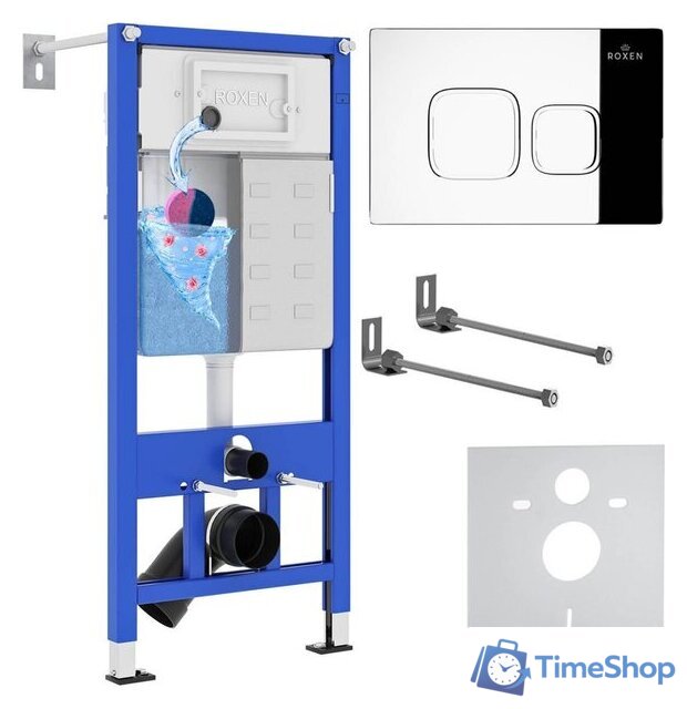 Инсталляция для унитаза Roxen StounFix Dual Fresh 830081 - Изображение №1 — Интернет-магазин Time-Shop