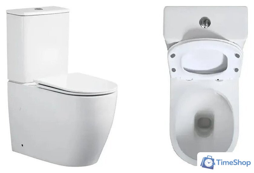 Унитаз напольный Cerutti Vince Tornado CT10373 - Изображение №3 — Интернет-магазин Time-Shop