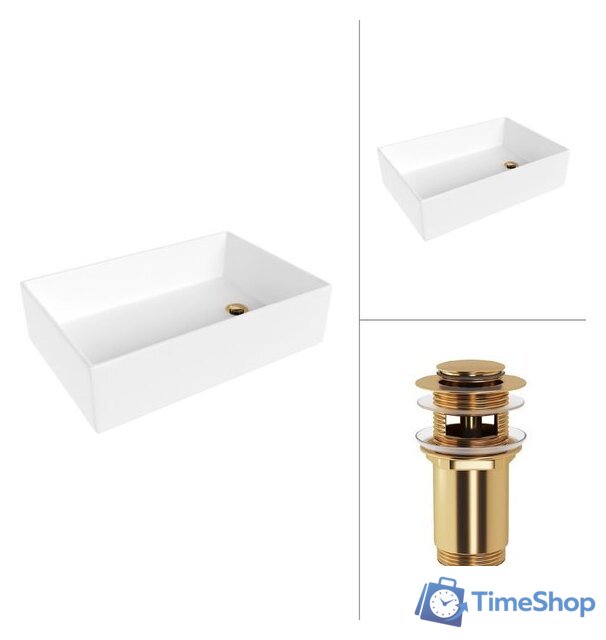 Умывальник Lauter 21518-1 + клапан 21190G - Изображение №1 — Интернет-магазин Time-Shop