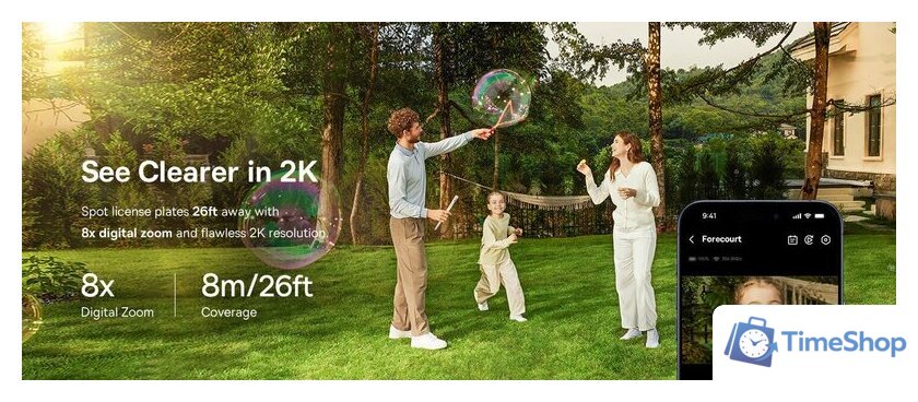 IP-камера Baseus Security S1 Lite Outdoor Camera 2K - Изображение №8 — Интернет-магазин Time-Shop