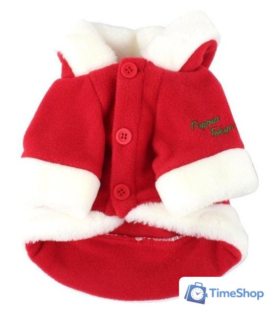 Куртка для животных Puppia Santa PDDF-SC23-RD-4L (красный) - Изображение №2 — Интернет-магазин Time-Shop