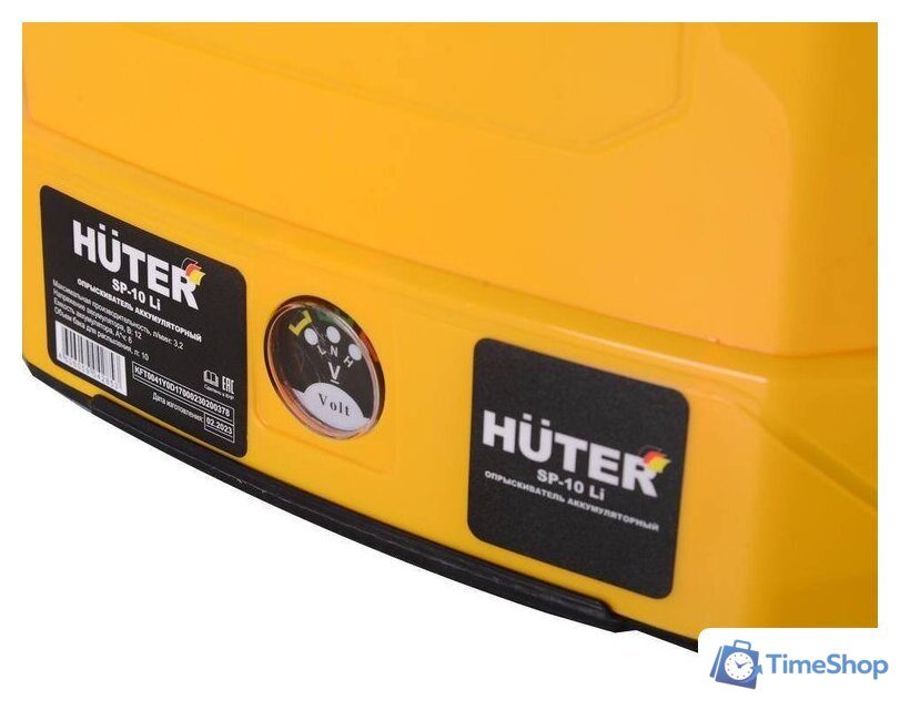 Аккумуляторный опрыскиватель Huter SP-10Li (70/13/43) - Изображение №6 — Интернет-магазин Time-Shop