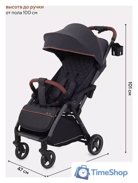 Коляска прогулочная «книга» Rant MOWbaby Atom MB200 (graphite) - Изображение №20 — Интернет-магазин Time-Shop