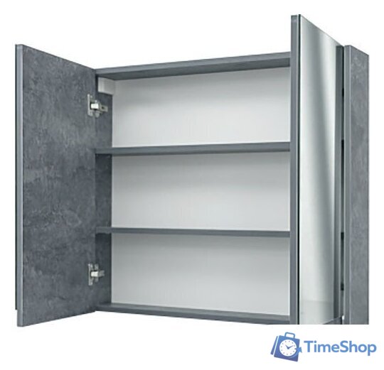  Doratiz Шкаф с зеркалом Крит 80 2711.169 (серый) - Изображение №4 — Интернет-магазин Time-Shop