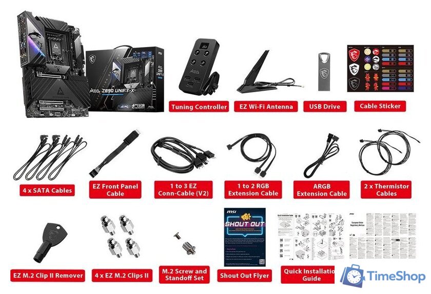 Материнская плата MSI MEG Z890 Unify-X - Изображение №2 — Интернет-магазин Time-Shop