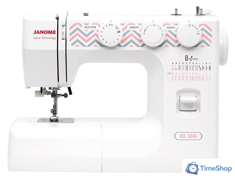 Электромеханическая швейная машина Janome XE 300 - Изображение №1 — Интернет-магазин Time-Shop