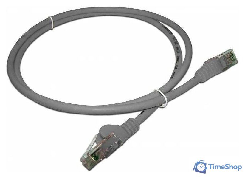 Кабель Lanmaster LAN-PC45/U5E-1.0-GY - Изображение №1 — Интернет-магазин Time-Shop
