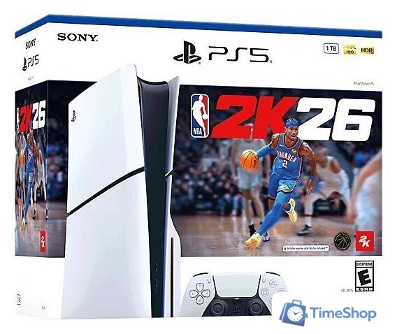 Игровая приставка Sony PlayStation 5 Slim CFI-2000A NBA 2K26 Bundle - Изображение №1 — Интернет-магазин Time-Shop