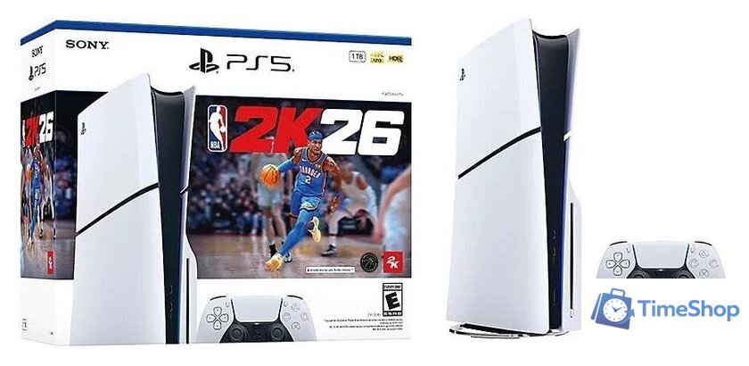 Игровая приставка Sony PlayStation 5 Slim CFI-2000A NBA 2K26 Bundle - Изображение №5 — Интернет-магазин Time-Shop