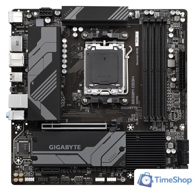 Материнская плата Gigabyte B650M DS3H (rev. 1.3) - Изображение №1 — Интернет-магазин Time-Shop
