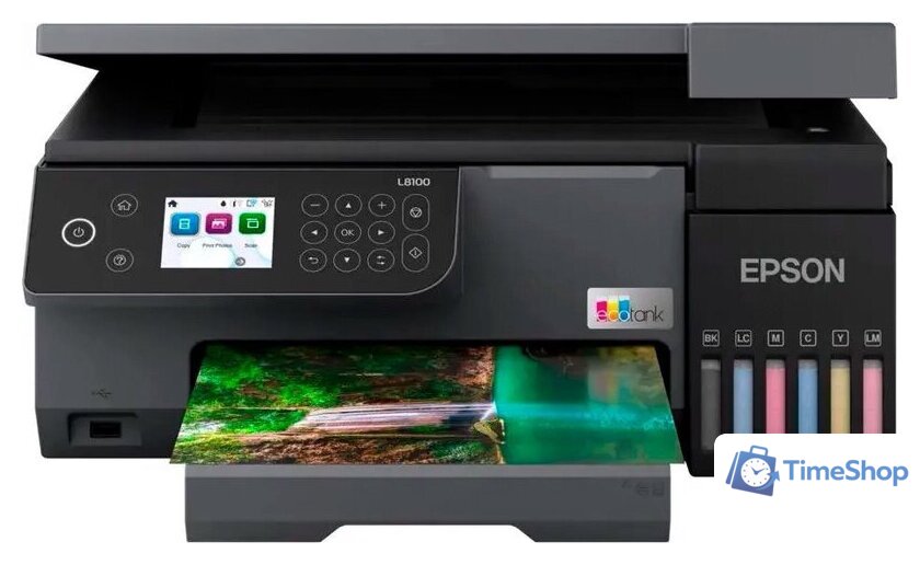 МФУ Epson EcoTank L8100 (черный) - Изображение №1 — Интернет-магазин Time-Shop