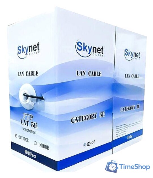 Кабель Skynet Cable CSL-UTP-4-CU (305 м, серый) - Изображение №1 — Интернет-магазин Time-Shop