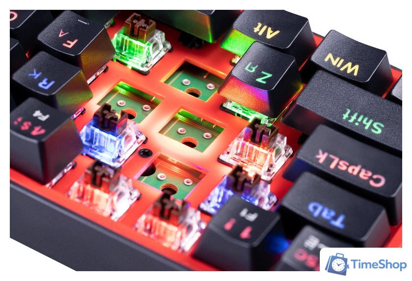 Клавиатура Redragon Fizz (черный/красный) - Изображение №9 — Интернет-магазин Time-Shop